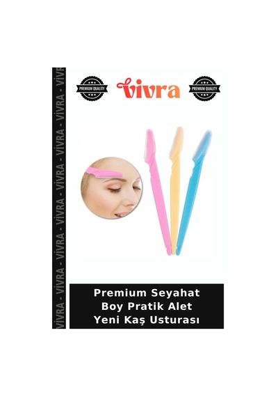 Premium Seyahat Boy Pratik Alet Yeni Kaş Usturası