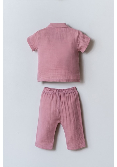 U.s. Polo Assn. Kız Bebek Mor Takım Pembe