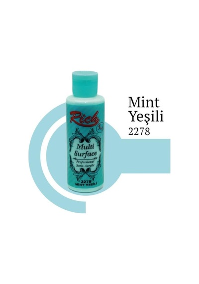 Rich Multi Surface 2278 Mint Yeşili Akrilik Boya 120 Cc - Uxfo-286421 Renkli