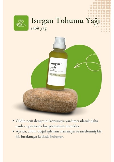 Isırgan Tohumu Yağı 50 Ml - Saç Derisi, Saç Uçları Ve Cilt Bakımı