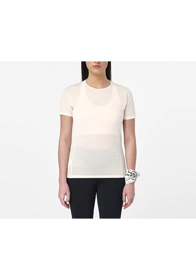 Salomon Sense Aera Ss Tee Gfx Erkek Koşu Tişörtü Lc2929700 Beyaz