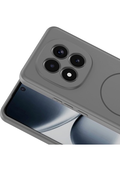 Maks Technology Redmi Note 15 Pro 4g Kılıf M-safe Şarj Özellikli Mkst Meta Kapak - Titanyum-gri Titanyum Gri