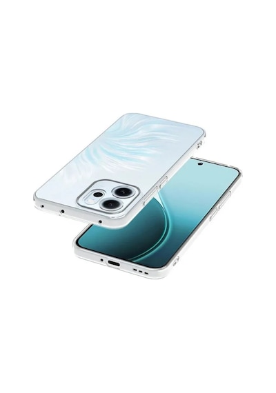 Jenerik Oppo Reno 14f Kılıf Lüx Şeffaf Silikon