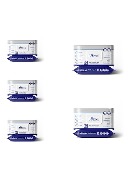 Dr. Pedical - Vücut Temizleme Menidli Xlarge 50'li 5 Paket XL