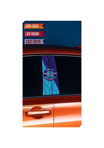 Araç Kapı Direk Kaplama Folyosu Ads Desenli Sağ Sol Takım 2 Adet - 22x50 Cm Görsel - 785711133