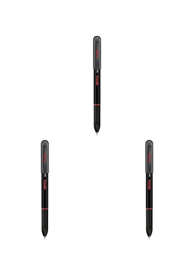Rotring Jel Kalem 0.7 Mm, Siyah - 2114436 3lü Paket Genel