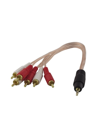 3.5 MM Stereo Erkek -6 Tos Erkek 5+1 Ses Sistemi Kablosu