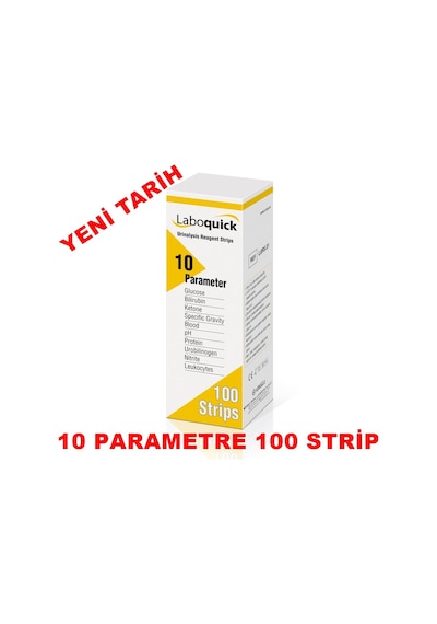 Laboquıck 10 Parametre İdrar Stribi Yeni Tarihli