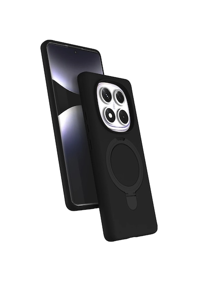 Newface - 146 - Xiaomi Redmi Note 14 Pro 5g Regal Magsafe Standlı Kapak - Csmo-tex - - Siyah Diğer