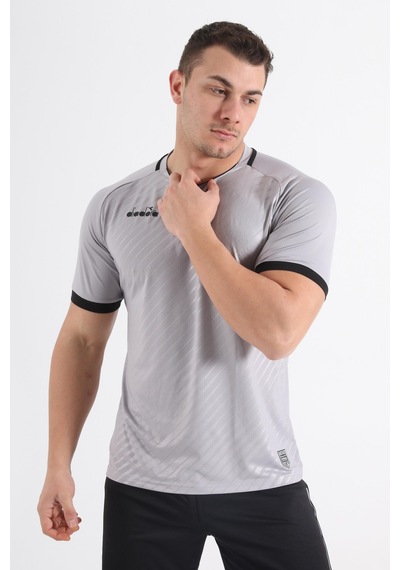 Diadora Elite Antrenman T-Shirt Gri