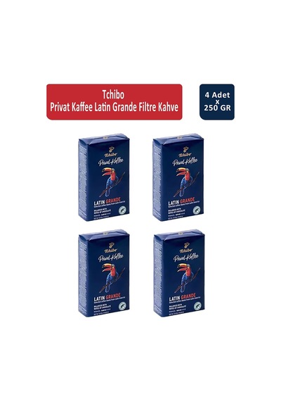 Tchibo Privat Kaffee Latin Grande Filtre Kahve 250 Gr X 4 Adet Öğütülmüş