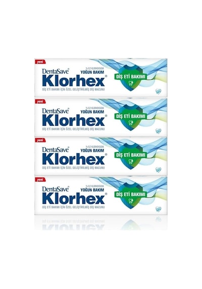 Klorhex Diş Macunu Yoğun Bakım 75 Ml X 4