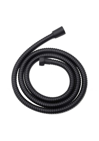 Turbo Pervaneli 5 Fonksiyonlu Duş Başlığı+ Duş Hortumu 150 Cm + M Siyah