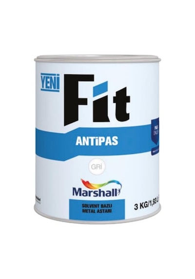 Marshall Fit Antipas Metal Astarı Gri 3 Kg 5599126