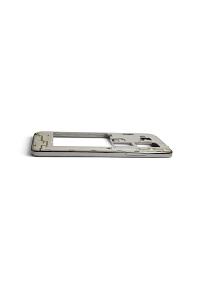 G530 Orta Kasa Samsung Galaxy Grand Prime Uyumlu Silver Gri Renk Orta Kasa Çerçeve + Ses Açma On Off Tuş Plastik Ve Kamera Camı