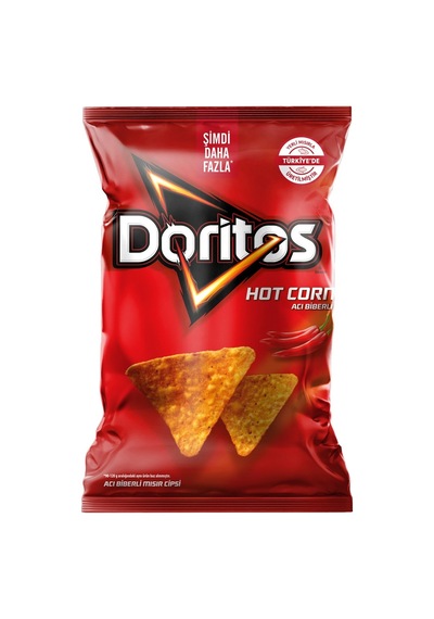 Doritos Süper Boy Acılı Mısır Cipsi 130 G - Baharatlı Atıştırmalık - 3 Adet Tarı