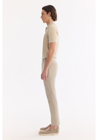 Avva Erkek Bej Beli Lastikli Viskon Karışımlı Elastan Slim Fit Chino Pantolon A61y3212 Avva Erkek Bej Beli Lastikli Viskon Karışımlı Elastan Slim Fit Chino Pantolon A61y3212