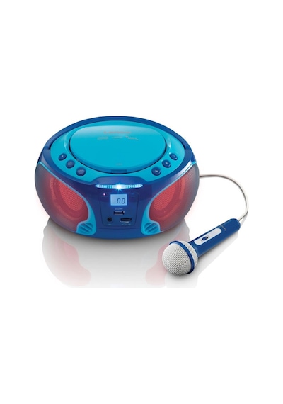 Lenco Scd650Bu Taşınabilir Müzik Seti Karaoke Radyo Cd Çalar Mp3