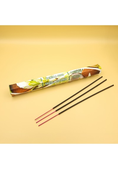 Darshan Vanilla Coconut Çubuk Tütsü Vanilya Ve Hindistan Cevizi Aromalı Kokulu Tütsü