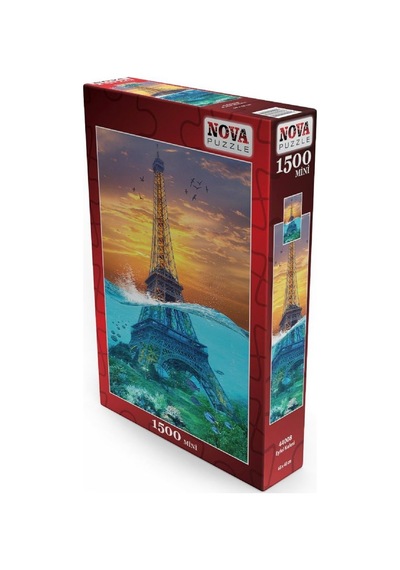 Nova 1500 Parça Fantastik Eyfel Kulesi Mini Puzzle