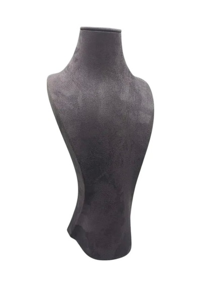 Yerli Üretim Adonis Model Sardunya Kumaş Füme Renk Boy 38cm Kolye Takı Sergileme Mankeni Çok Renkli