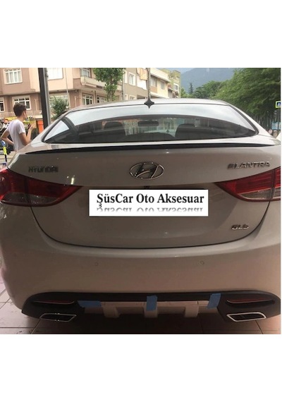 Hyundai Elantra Bagaj Üstü Spoiler Bagaj Çıtası - Parlak Beyaz