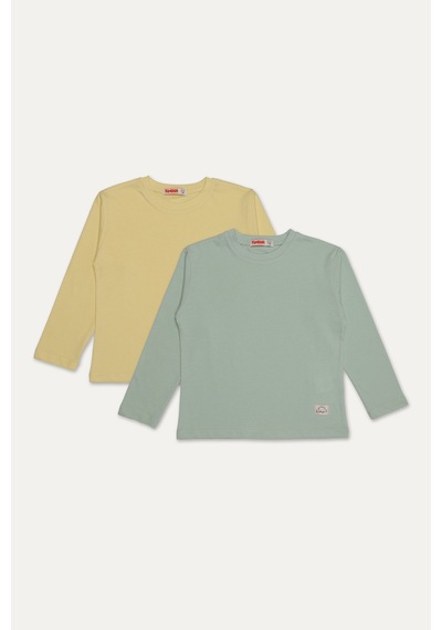 Funfair 2'li Çocuk Sweatshirt 251bsc-s10.e Sarı