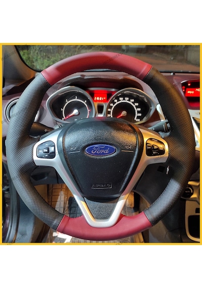 Ford Fiesta Titanyum Kasa Araca Özel Direksiyon Kılıfı
