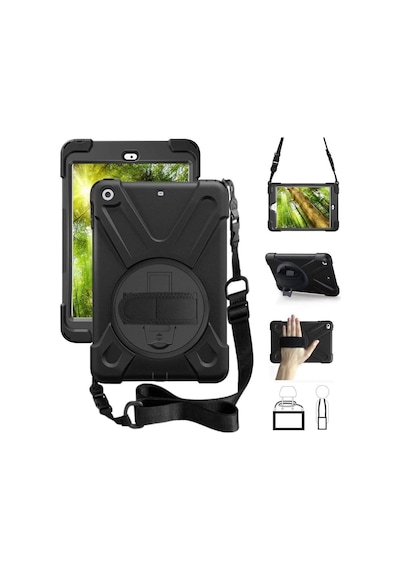 Apple Uyumlu iPad Mini 4 Kılıf Defender Askılı Zırhlı Tank Case A1538 A1550