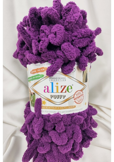 Puffy Mor El Örgü İpi 100gr. 9mt. 5'li Paket - Renk: 111