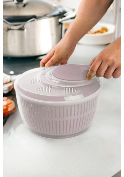 Melkan Home Pudra Renk Salata Ve Sebze Kurutucu 5 Litre Genel