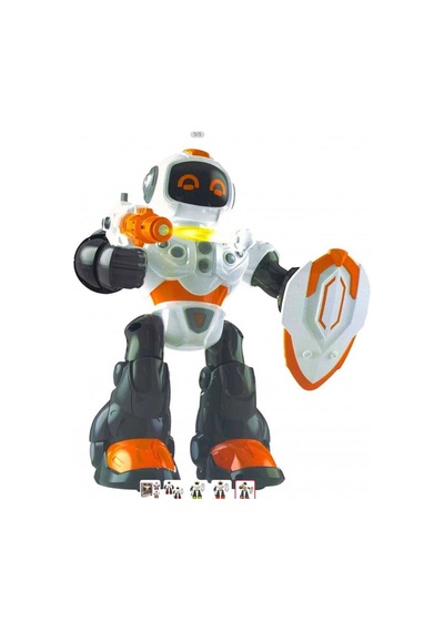 Robot 360 Derece Dönen Aksesuarlı Sesli Işıklı Pilli 3+