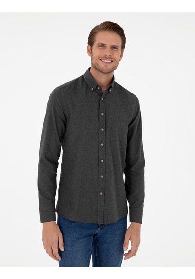 Pierre Cardin Erkek Antrasit Gömlek Desenli 50298570-vr006 Antrasit