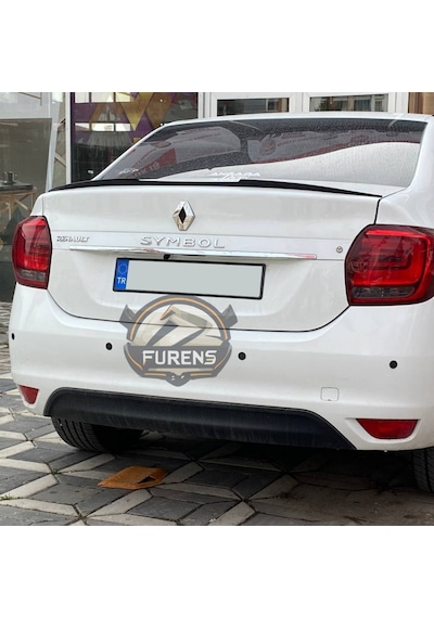 Renault Symbol 2013-2023 Bagaj Üstü Yarasa Spoiler Bagaj Çıtası Piano Black Spoyler