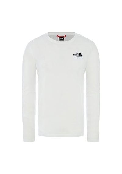 The North Face M L/s Red Box Tee - Eu Erkek T-shirt Nf0a493lfn41 Beyaz