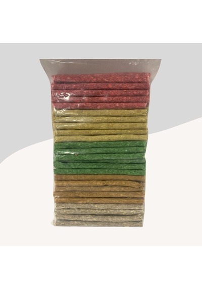 Premium 5 Renkli Munchy Çubuk 7-8gr Kalın 100lü Köpek Ödülü
