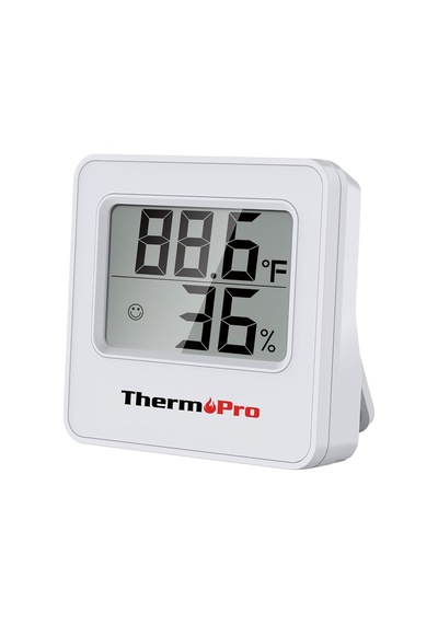 Thermopro Tp157w İç Mekan Sera, Dolap, Bebek Odası Hassas Sıcaklık Ve Nem Ölçer Mini Termomet