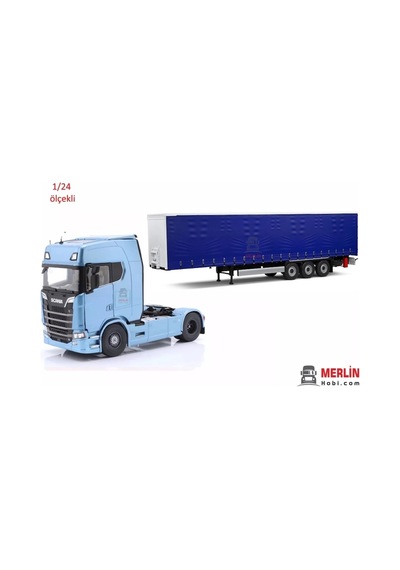 1/24 Scania S770 Highline + Tenteli Treyler Solido