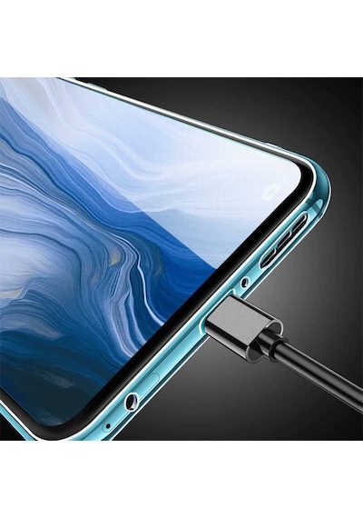 Oppo Reno 2 Kılıf Şeffaf Süper Silikon Kılıf Renksiz