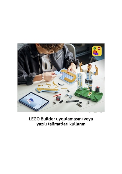 LEGO® Editions Lionel Messi – Futbol Efsanesi 43015 - 12 Yaş ve Üzeri Çocuklar için Figür İçeren Oyuncak Yapım Seti (958 Parça)