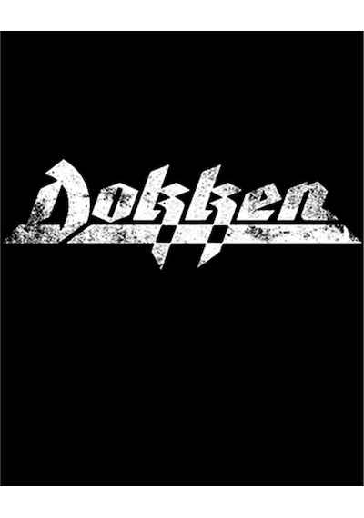 Zepplin Giyim Dokken Logo Büyük Sırt Patch Yama
