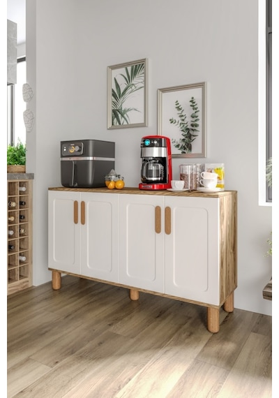 Flora Flr4120 Bohem Kahve Köşesi 4 Kapaklı Mdf Mebran Kapaklı Mutfak Dolabı Çok Amaçlı Dolap Aytaşı Ceviz Flora Flr4120 Bohem Kahve Köşesi 4 Kapaklı Mdf Mebran Kapaklı Mutfak Dolabı Çok Amaçlı Dolap Aytaşı Ceviz