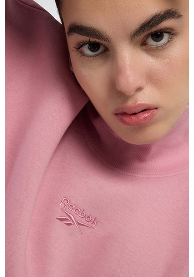 Reebok Eyeball Cropped Crewneck Pembe Kadın Sweatshirt 000000000102237918 Pembe
