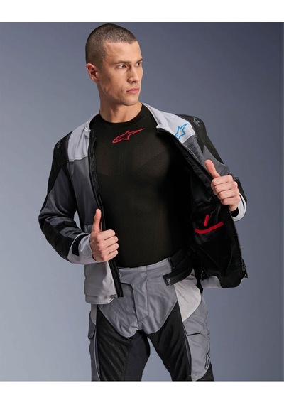 Alpinestars St-2 Air Korumalı Motosiklet Montu Gri Siyah
