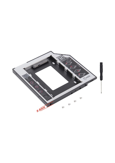 9.5Mm Dvd To Ssd Harddisk Caddy Laptop Pc Sata Kutusu - Kızak