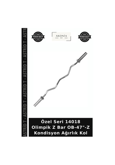 Özel Seri 14018 Olimpik Z Bar Ob-47"-z Kondisyon Ağırlık Kol