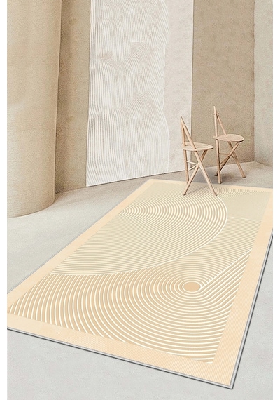 West Home Makinede Yıkanabilir Kaymaz Taban Leke Tutmaz Modern Bej Mutfak Halısı Salon Halısı Ve Yolluk Wh 581 Beige