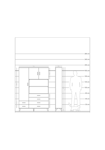 Arges Dolap 8 Raflı 6 Çekmeceli 3 Kapaklı 132x30x195 Aytaşı-a... Aytaşı Arges Dolap 8 Raflı 6 Çekmeceli 3 Kapaklı 132x30x195 Aytaşı-a... Aytaşı