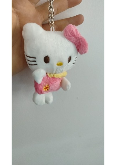 Hello Kitty Peluş Anahtarlık Çanta Aksesuar Boyut:12cmk Çok Renkli
