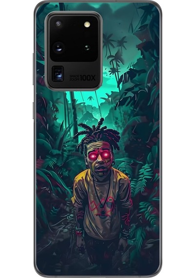 Samsung Galaxy S20 Ultra Uyumlu Şeffaf Kılıf Aesthetic 7 Tasarımlı
